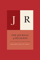 front cover of The Journal of Religion, volume 102 number 1 (January 2022)