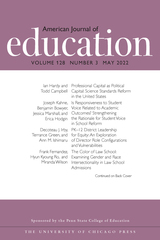 front cover of American Journal of Education, volume 128 number 3 (May 2022)