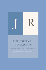 front cover of The Journal of Religion, volume 102 number 2 (April 2022)