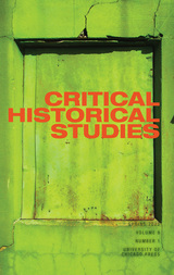 front cover of Critical Historical Studies, volume 9 number 1 (Spring 2022)