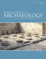 front cover of American Journal of Archaeology, volume 126 number 3 (July 2022)