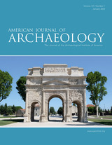 front cover of American Journal of Archaeology, volume 127 number 1 (January 2023)