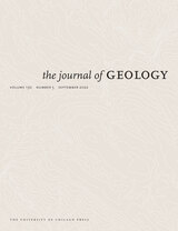 front cover of The Journal of Geology, volume 130 number 5 (September 2022)