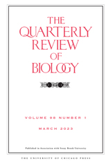 front cover of The Quarterly Review of Biology, volume 98 number 1 (March 2023)