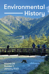 front cover of Environmental History, volume 28 number 1 (January 2023)