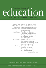 front cover of American Journal of Education, volume 129 number 3 (May 2023)