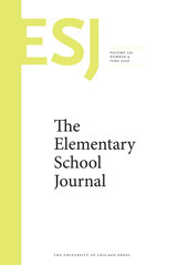 front cover of The Elementary School Journal, volume 123 number 4 (June 2023)