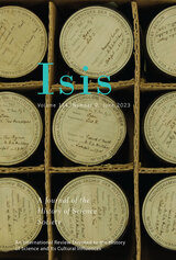 front cover of Isis, volume 114 number 2 (June 2023)