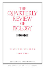 front cover of The Quarterly Review of Biology, volume 98 number 2 (June 2023)