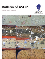 front cover of Bulletin of the American Society of Overseas Research, volume 389 number 1 (May 2023)