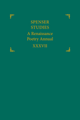 front cover of Spenser Studies, volume 37 number 1 (2023)