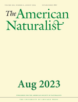 front cover of The American Naturalist, volume 202 number 2 (August 2023)