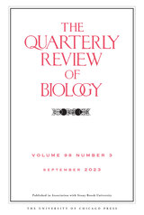 front cover of The Quarterly Review of Biology, volume 98 number 3 (September 2023)