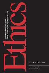front cover of Ethics, volume 134 number 1 (October 2023)