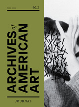 front cover of Archives of American Art Journal, volume 62 number 2 (Fall 2023)