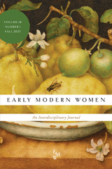 front cover of Early Modern Women