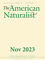 front cover of The American Naturalist, volume 202 number 5 (November 2023)