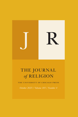 front cover of The Journal of Religion, volume 103 number 4 (October 2023)