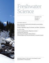 front cover of Freshwater Science, volume 42 number 4 (December 2023)
