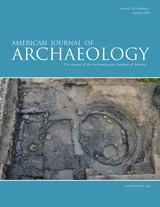 front cover of American Journal of Archaeology, volume 128 number 1 (January 2024)