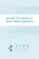 front cover of Journal of the Society for Social Work and Research, volume 14 number 4 (Winter 2023)