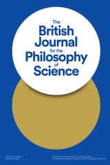 front cover of The British Journal for the Philosophy of Science, volume 74 number 4 (December 2023)
