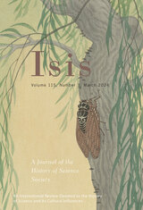 front cover of Isis, volume 115 number 1 (March 2024)