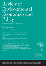 front cover of Review of Environmental Economics and Policy, volume 18 number 1 (Winter 2024)
