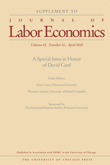 front cover of Journal of Labor Economics, volume 42 number S1 (April 2024)
