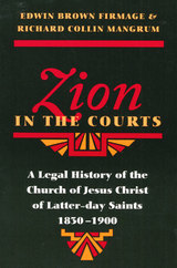 front cover of Zion in the Courts