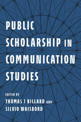 front cover of Public Scholarship in Communication Studies