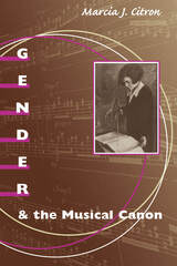 front cover of Gender and the Musical Canon