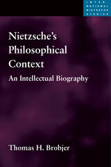 front cover of Nietzsche's Philosophical Context