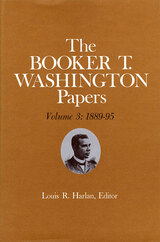 front cover of Booker T. Washington Papers Volume 3