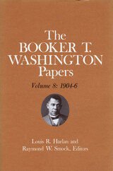 front cover of Booker T. Washington Papers Volume 8