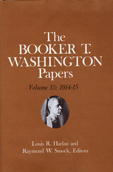 front cover of Booker T. Washington Papers Volume 13