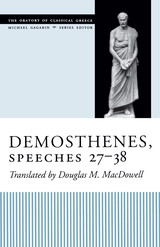front cover of Demosthenes, Speeches 27-38