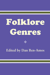 front cover of Folklore Genres