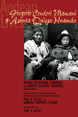 front cover of Andean Lives