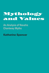 front cover of Mythology and Values