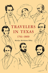 front cover of Travelers In Texas, 1761-1860