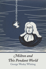 front cover of Milton and This Pendant World