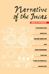 front cover of Narrative of the Incas