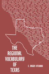 front cover of The Regional Vocabulary of Texas