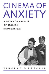 front cover of Cinema of Anxiety