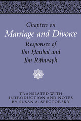 front cover of Chapters on Marriage and Divorce