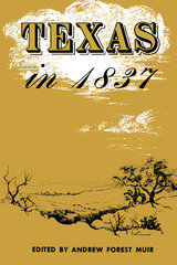 front cover of Texas in 1837