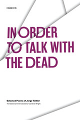 front cover of In Order to Talk with the Dead