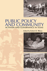 front cover of Public Policy and Community