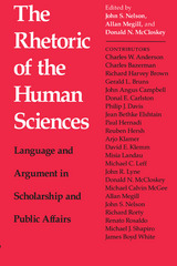 front cover of Rhetoric Of The Human Sciences